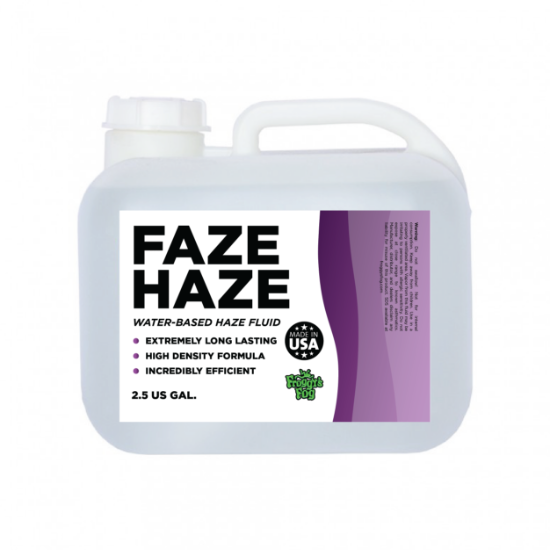 Faze Haze - Professional Water Based Haze Juice - For Antari F-1, F-5, F-7, Chauvet Professional AMHAZE 2 and Martin Compact Hazers