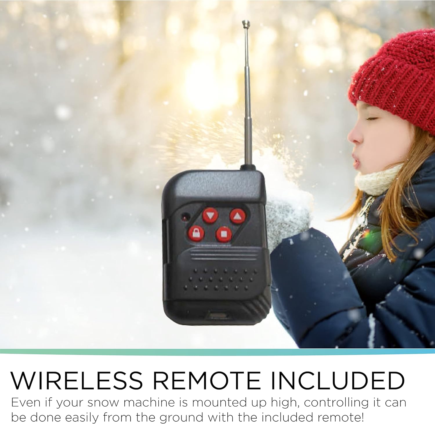 650 Watt Variable Snow Machine with Wireless Control