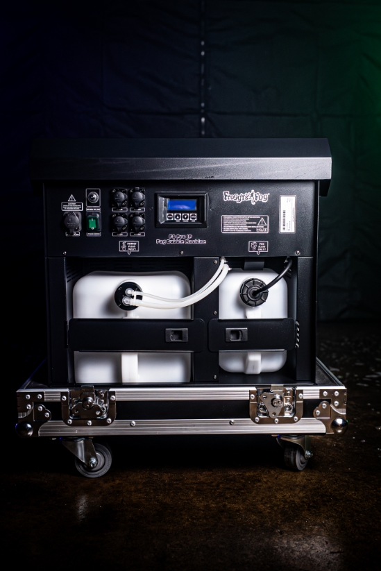 Froggy's Fog® - Fobbles® F8 Pro IP - Professional IP 54 Rated Bubble Fogger - DMX - 4 Machines in 1 (Fog. Haze. Bubbles. Fog Bubbles) - FBM-FOBBLES-F8-PRO-IP