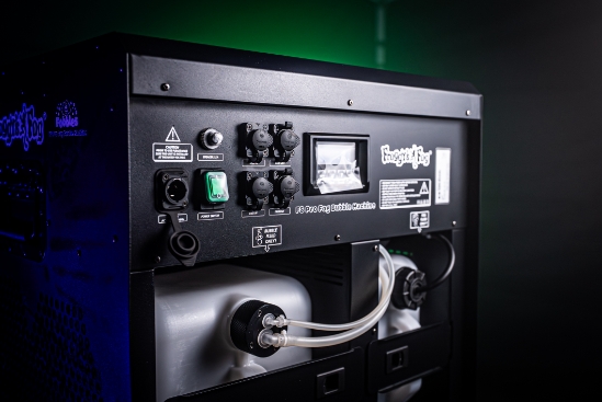 Froggy's Fog® - Fobbles® F8 Pro - Professional Bubble Fogger - DMX - 4 Machines in 1 (Fog, Haze, Bubbles, Fog Bubbles) - FBM-FOBBLES-F8-PRO