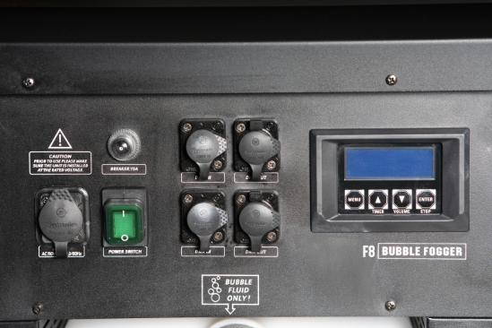 Fobbles F8 Pro® - Professional Bubble Fogger - DMX - 4 Machines in 1 (Fog, Haze, Bubbles, Fog Bubbles)
