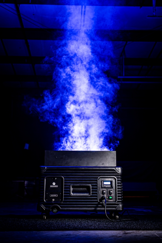 Froggy's Fog - Poseidon Aqua Flame - Ultrasonic Simulated Flame Machine - Multicolored - FFM-POSEIDON-AQUA-FLAME-6