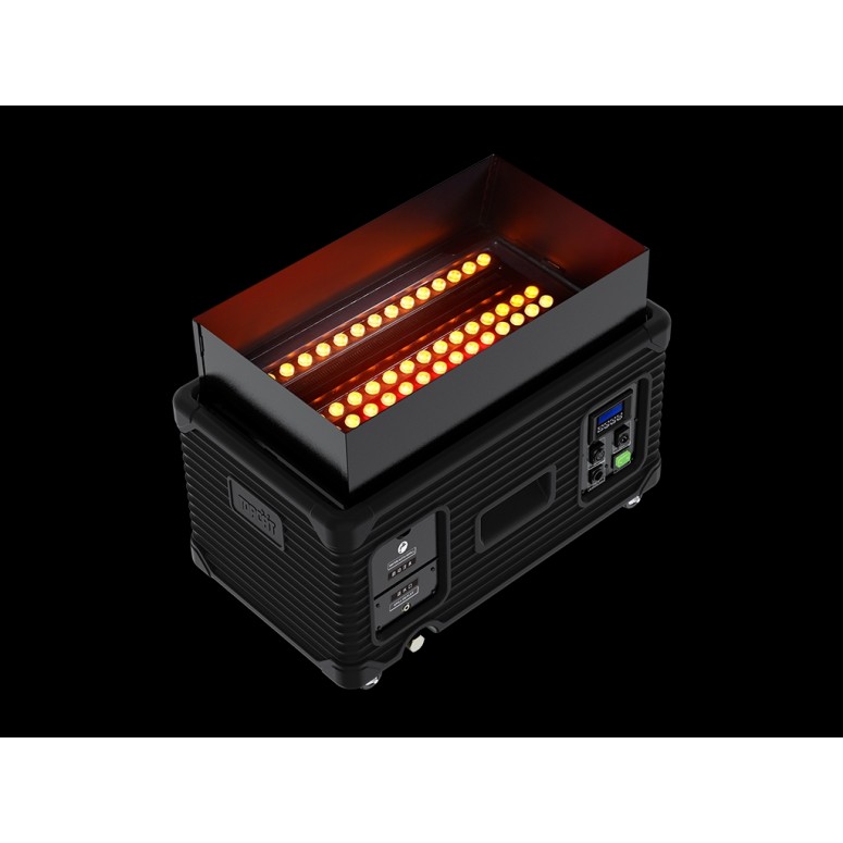 Froggy's Fog® - Poseidon® Aqua Flame - Ultrasonic Simulated Flame Machine - Single Color - FFM-POSEIDON-AQUA-FLAME-1