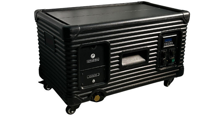 Froggy's Fog® - Poseidon® Aqua Flame - Ultrasonic Simulated Flame Machine - Single Color - FFM-POSEIDON-AQUA-FLAME-1