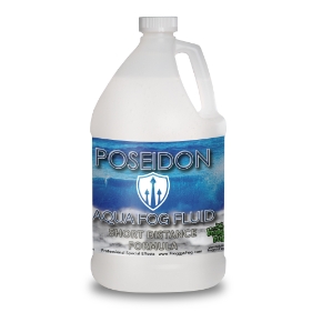 Froggy's Fog® - Poseidon® Aqua Fog Fluid - Short Distance Application Poseidon aqua fog fluid, indoor low-lying fog, ground fog, froggy's fog, short distance fog fluid, stage fog juice, indoor ground fog, water-based fog fluid, non-toxic fog for theatre, poseidon fog fluid short