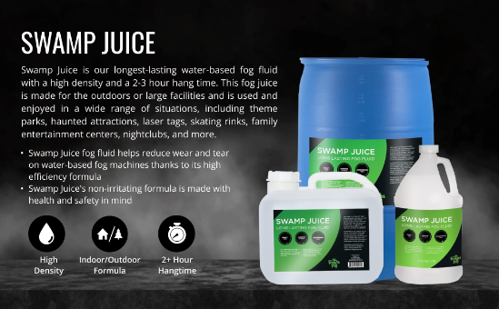 Swamp Juice (Extreme Hang Time Longest Lasting Fog Fluid)