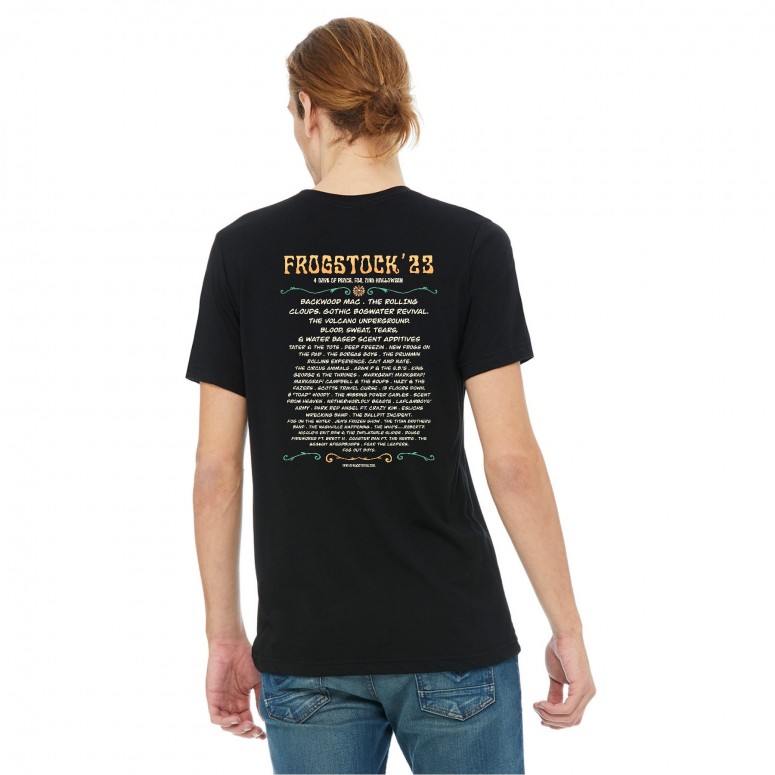 Frogstock T-shirt (Black) - FTS-BK-FS-S