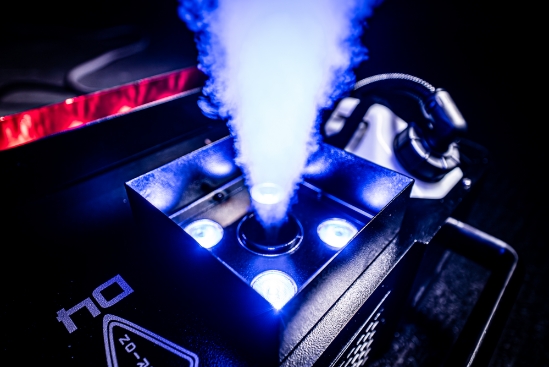Hyperion® D4 - Dual Color - 1550 Watts, 2 Color Smoke - Upshot Fog Machine w/ HEX LEDs  - FFM-HYPERION-D4