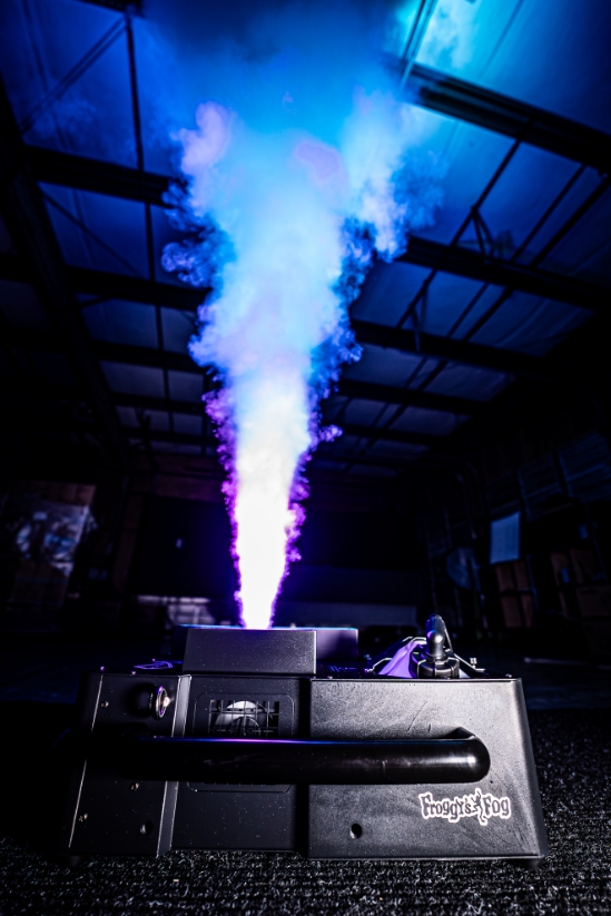 Hyperion® D4 - Dual Color - 1550 Watts, 2 Color Smoke - Upshot Fog Machine w/ HEX LEDs  - FFM-HYPERION-D4