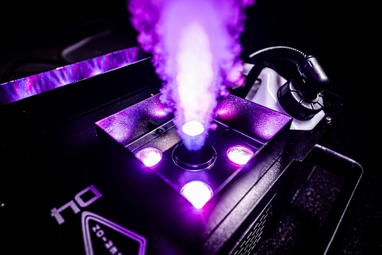 Hyperion® D4 - Dual Color - 1550 Watts, 2 Color Smoke - Upshot Fog Machine w/ HEX LEDs  - FFM-HYPERION-D4