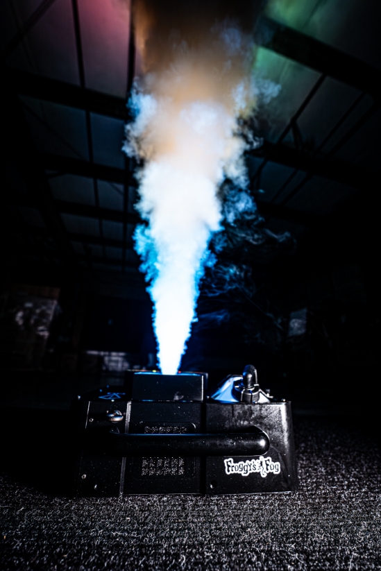 Hyperion® D4 - Dual Color - 1550 Watts, 2 Color Smoke - Upshot Fog Machine w/ HEX LEDs  - FFM-HYPERION-D4