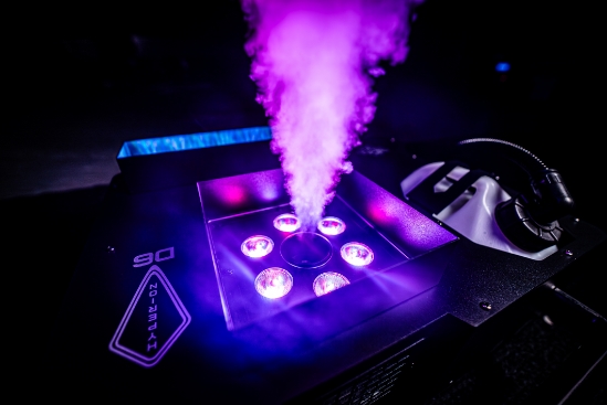 Hyperion® D6 - Dual Color - 1600 Watts, 2 Color Smoke - Upshot Fog Machine w/ HEX LEDs - FFM-HYPERION-D6