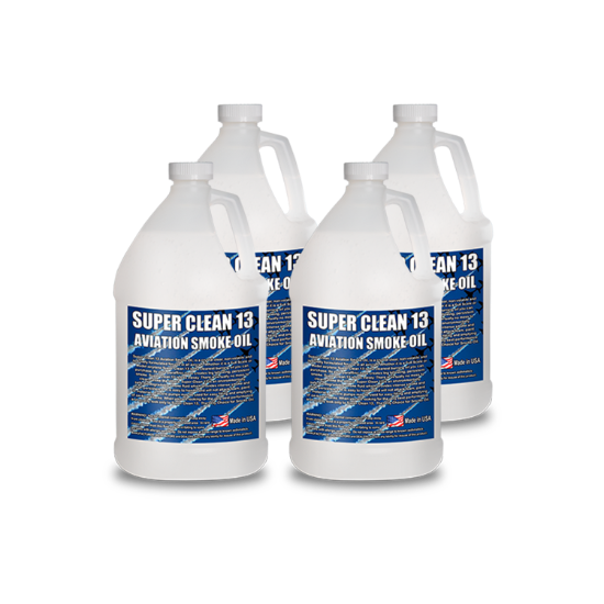 Super*Clean 13 Aviation Smoke Oil - Exact Spec Match to: Texaco Canopus 13 and Shell Vitrea 13 - TS-SC13
