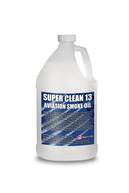 Super*Clean 13 Aviation Smoke Oil - Exact Spec Match to: Texaco Canopus 13 and Shell Vitrea 13 - TS-SC13