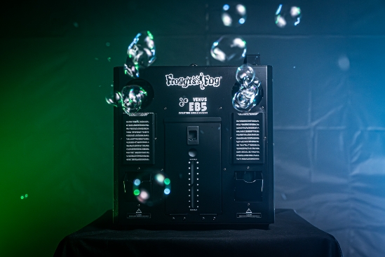 Venus EB5 - Evolutionary Bubble Machine - Nozzle Pipe Technology, Enclosed Fluid Tank, Dual Wands - DMX - FBM-VENUS-EB5