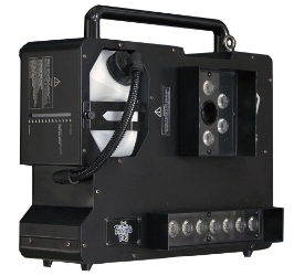 Hyperion D6 - Dual Color - 1600 Watts, 2 Color Smoke - Upshot Fog Machine w/ HEX LEDs