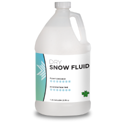 DRY Snow Juice Machine Fluid - Froggys Flakes (50-75 Foot Float / Drop) Low Residue Formula