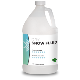 DRY Snow Juice Machine Fluid - Froggys Flakes (50-75 Foot Float / Drop) Low Residue Formula