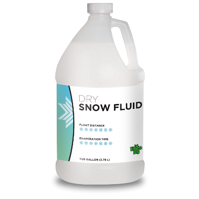 Froggy's Flakes® - DRY Snow Juice Machine Fluid by Froggy's Fog® - (50-75 Foot Float / Drop) Low Residue Formula