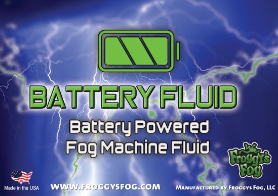 Battery Fog Fluid - High Concentration Formula - Hazebase, Look Solutions, Smoke Factory & Antari Battery Powered Fog Machines