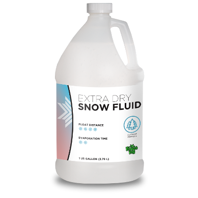 Froggy's Flakes® - EXTRA DRY - OUTDOOR FORMULA - Snow Juice Machine Fluid by Froggy's Fog® - (>30 Foot Float / Drop) Highly Evaporative Formula