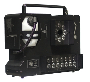 Hyperion® SJ8 - Superjet - 1800 Watts, 2 Color Smoke, SuperJet - Upshot Fog Machine w/ HEX LEDs 40,000 CFM