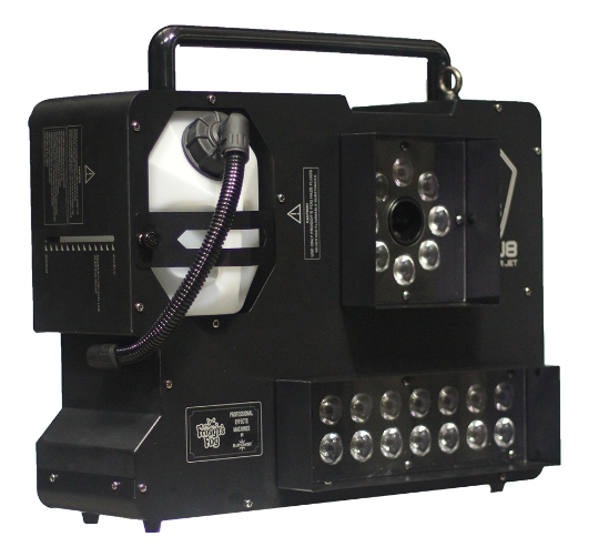 Hyperion SJ8 - Superjet - 1800 Watts, 2 Color Smoke, SuperJet - Upshot Fog Machine w/ HEX LEDs 40,000 CFM
