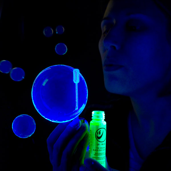 Tekno Bubbles - BLUE UV Blacklight Reactive