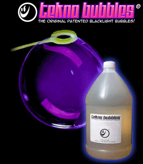 Tekno Bubbles - BLUE UV Blacklight Reactive
