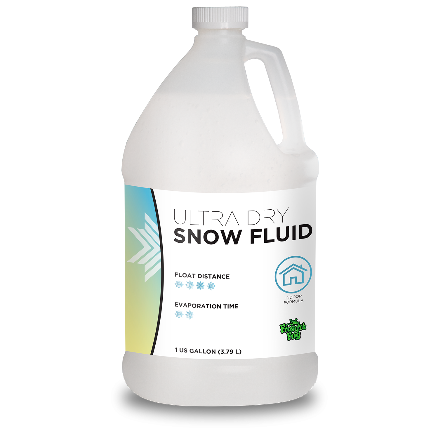 ULTRA DRY - NO ODOR - Snow Juice Machine Fluid - Froggys Flakes ULTRA (30-50 Foot Float / Drop)