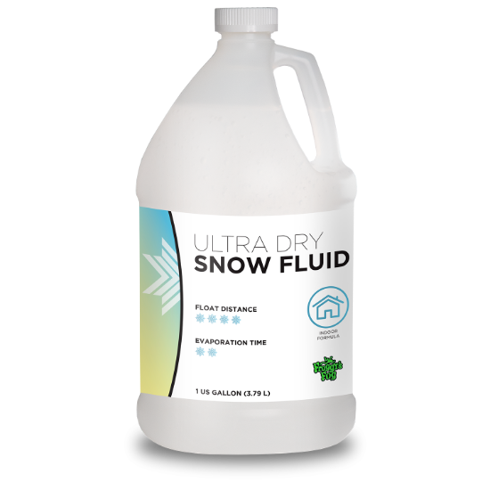 ULTRA DRY - NO ODOR - Snow Juice Machine Fluid - Froggys Flakes ULTRA (30-50 Foot Float / Drop)