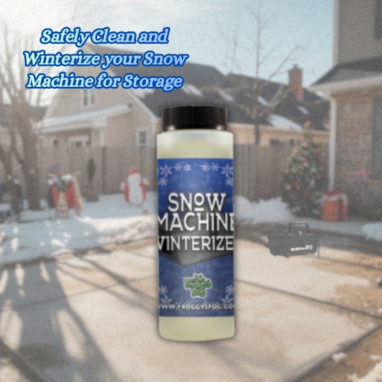 Froggy's Fog® - Boreas S4® Snow Machine Blizzard Bundle - Machine - 8 oz. Extra Dry Snow Fluid Concentrate - 1 oz. Machine Winterizer Fluid - FSM-BOREAS-S4-2025-PKG