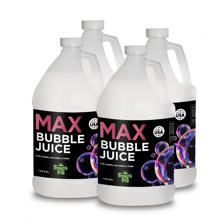 MAX Bubble Fluid - 10x the Bubbles from Ordinary Machines