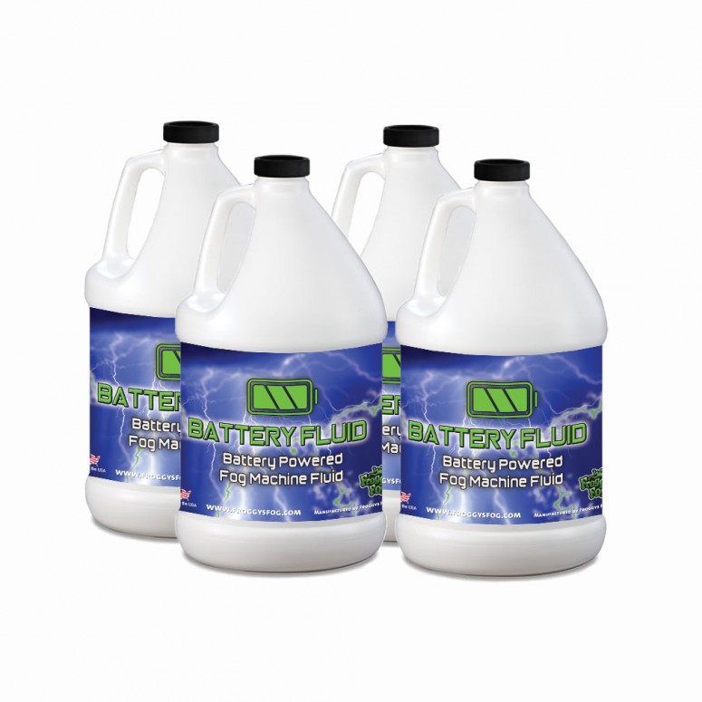 Battery Fog Fluid - High Concentration Formula - Hazebase, Look Solutions, Smoke Factory & Antari Battery Powered Fog Machines
