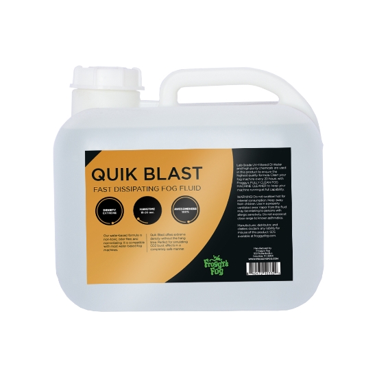 QuikBlast® Fog Juice - CO2 Blast Effect Fog Machine Fluid - Best Fluid for Chauvet® DJ Geyser