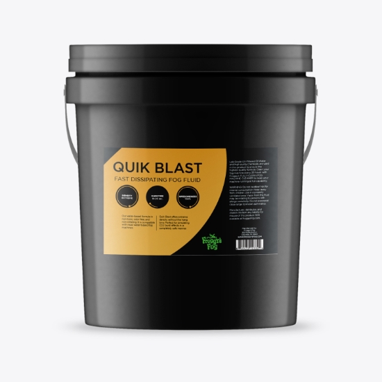 QuikBlast® Fog Juice - CO2 Blast Effect Fog Machine Fluid - Best Fluid for Chauvet® DJ Geyser
