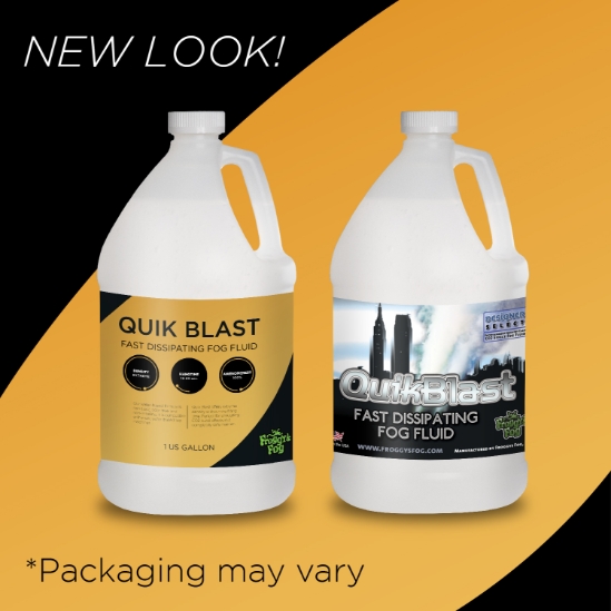 QuikBlast® Fog Juice - CO2 Blast Effect Fog Machine Fluid - Best Fluid for Chauvet® DJ Geyser