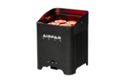 AirPar Hex 4 AirPar Hex 4 Colorkey light, battery-powered lighting, uplighting, wash lights, wireless DMX lights, smartphone controlled lights, OLED menu, RGBAW-UV lighting, special effects lights, small venue lighting, haunted house lighting